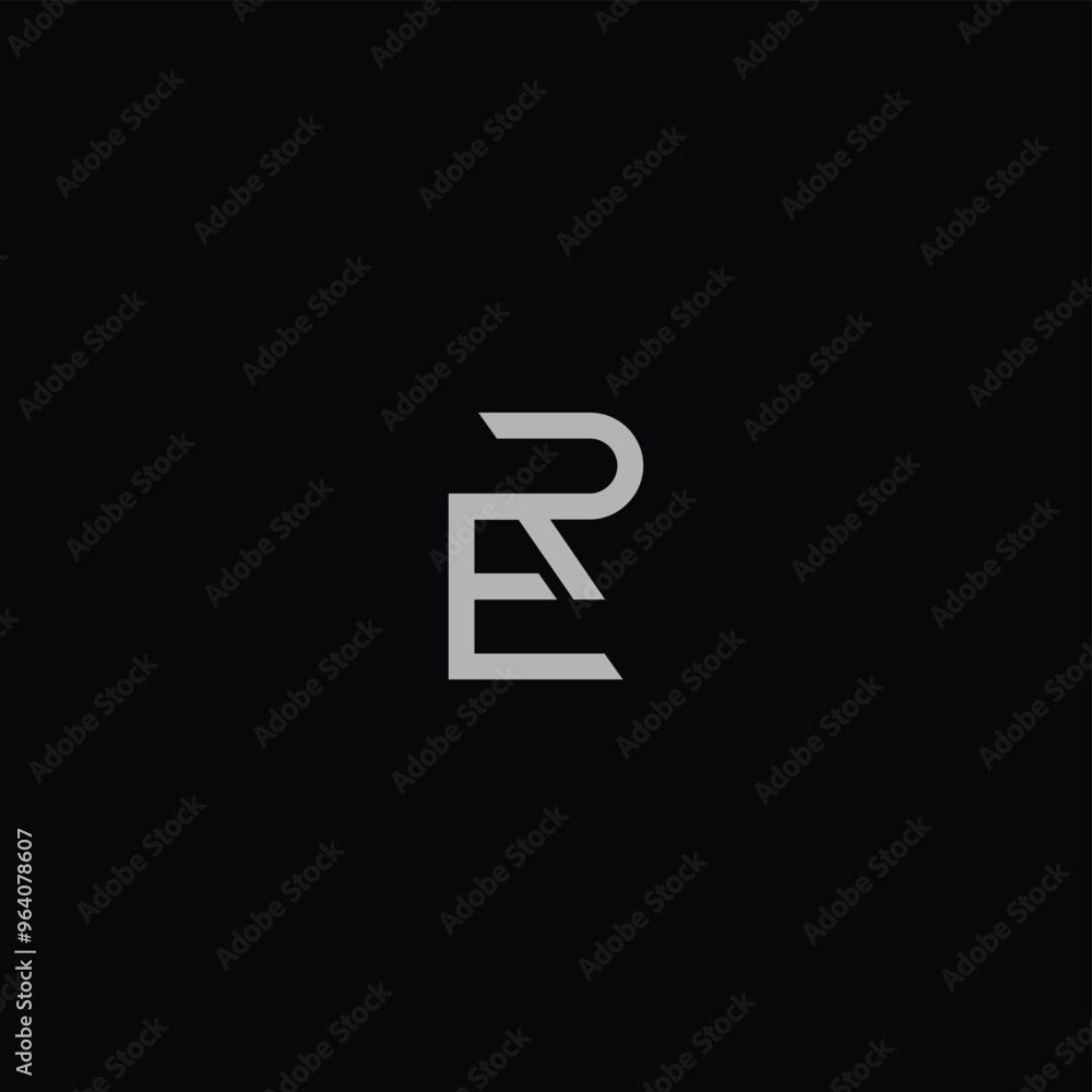 ER or RE abstract letter outstanding professional business awesome artistic branding company different colors illustration logo design. ER or RE abstract letter outstanding professional business awesome artistic branding company different colors illustration logo design.