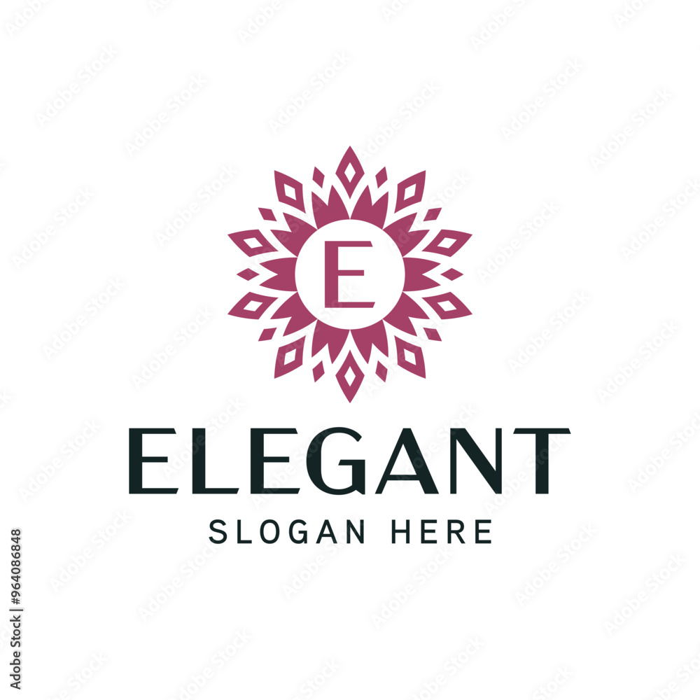 Fototapeta premium Ornamental Crest Design Template for Premium Business Identity