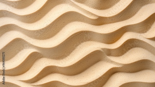 Abstract Wavy Sand Texture in Warm Beige Tones