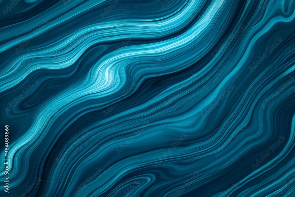Abstract Blue Wave Background with Dark Blue and Turquoise Gradient, Featuring Wavy Lines and Smooth Agate Surface, High Resolution and Detailed Flowing Pattern Abstract Blue Wave Background with Dark Blue and Turquoise Gradient, Featuring Wavy Lines and Smooth Agate Surface, High Resolution and Detailed Flowing Pattern