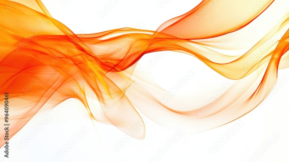 Orange abstract shapes flowing across a white background, creating a dynamic and energetic visual composition. Orange abstract shapes flowing across a white background, creating a dynamic and energetic visual composition.