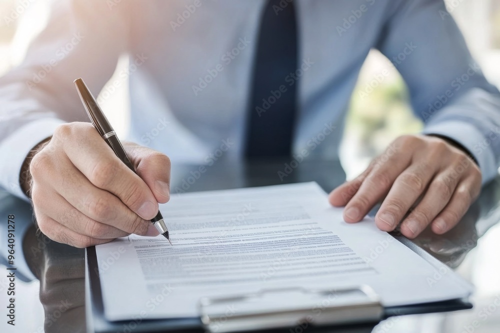 Close-Up of Hands Signing a Document with Pen, Close-Up of Business Agreement or Contract Signing Close-Up of Hands Signing a Document with Pen, Close-Up of Business Agreement or Contract Signing