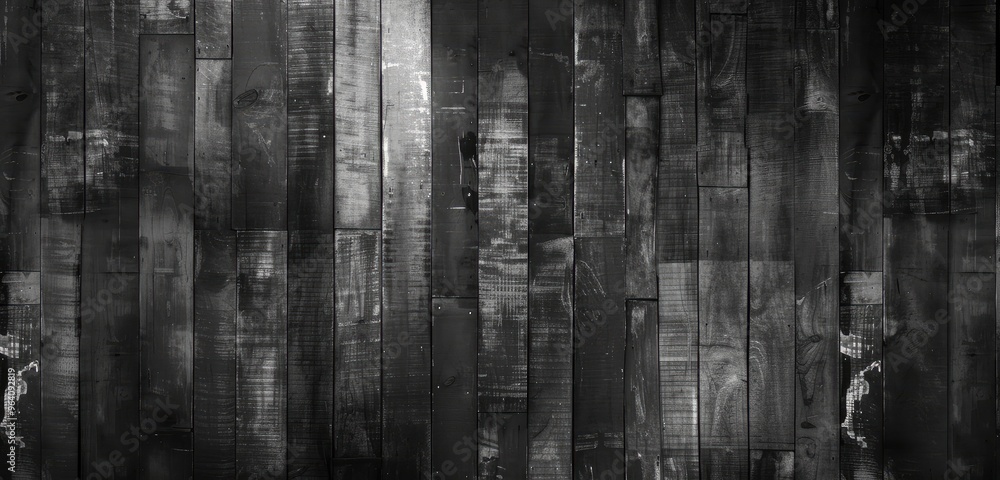 Monochrome Wooden Planks Textured Background Monochrome Wooden Planks Textured Background