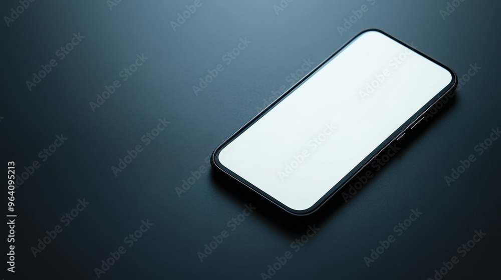 Blank white app button on a smartphone screen, isolated against a clean background, ideal for mobile app presentations. Blank white app button on a smartphone screen, isolated against a clean background, ideal for mobile app presentations.