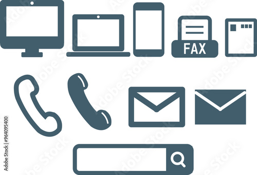 ECサイトアイコン　ネットショッピングアイコンセット