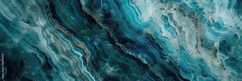 Elegant Blue and Teal Marble Texture Pattern Elegant Blue and Teal Marble Texture Pattern