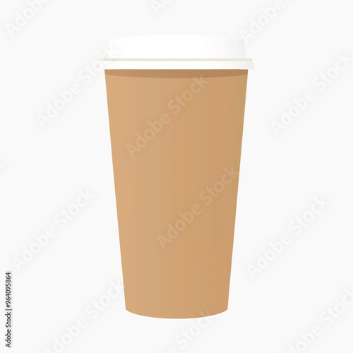 Minimalist coffee cup illustration