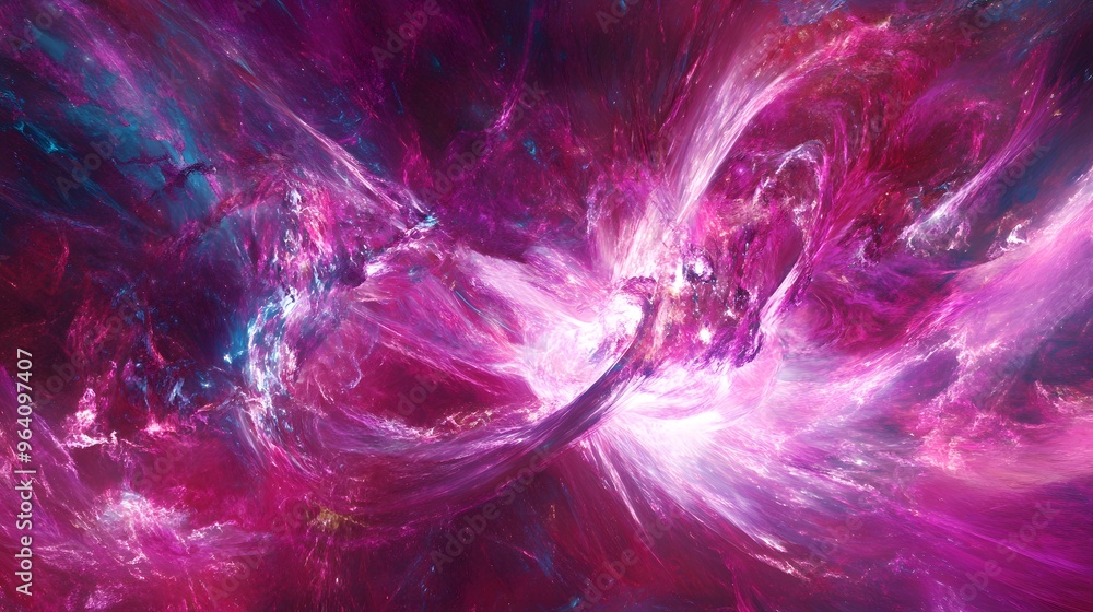 Abstract Pink and Blue Swirling Nebula Background Abstract Pink and Blue Swirling Nebula Background