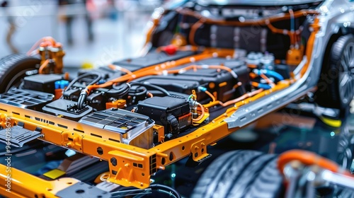 Advanced Electric Car Chassis and Components