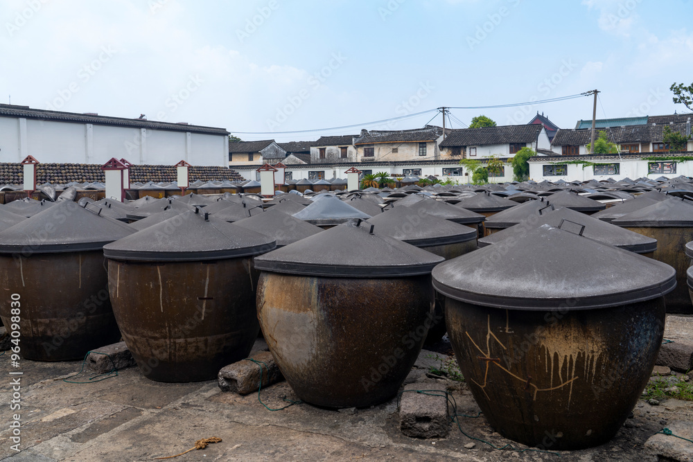Traditional Chinese soy sauce brewing Traditional Chinese soy sauce brewing