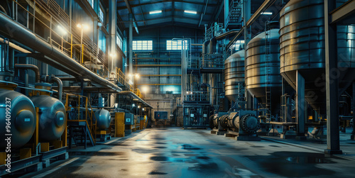 Modern Industrial Factory Interior