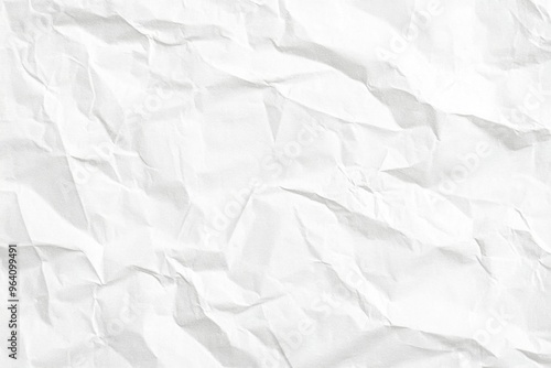 White paper texture background with crumpled effect, high resolution, featuring a clean and detailed white surface.