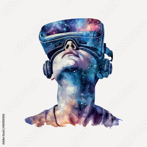 Immersive virtual reality galaxy experience