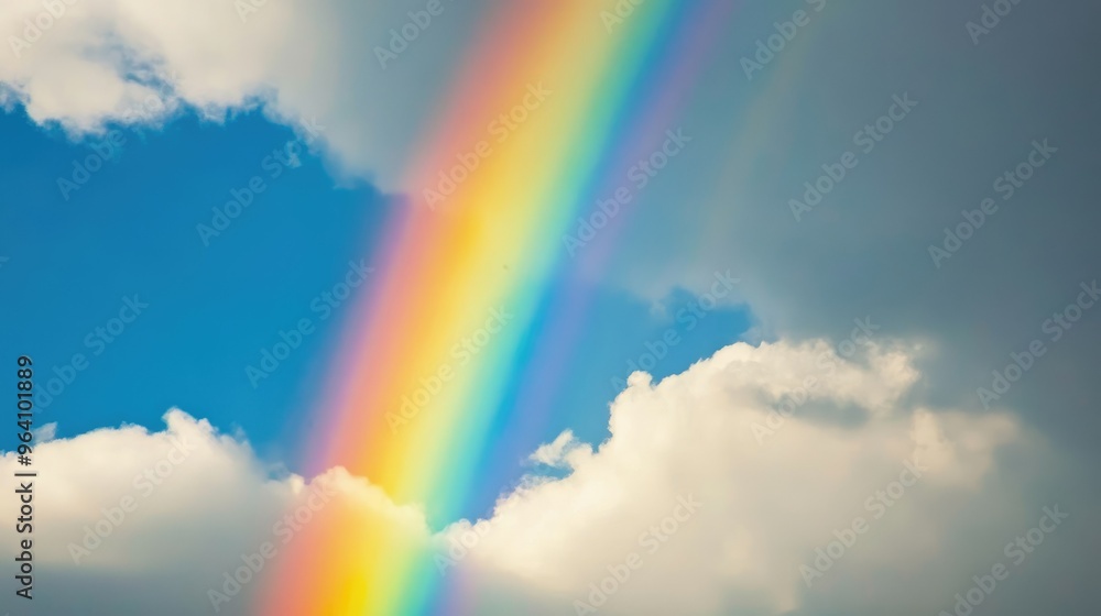 Rainbow in the beautiful sky Rainbow in the beautiful sky