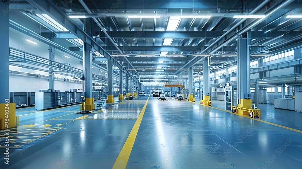 Bright Modern Industrial Factory Interior Bright Modern Industrial Factory Interior