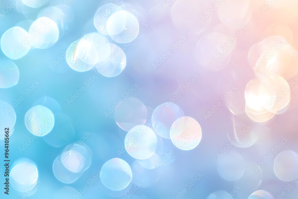 Dreamy Bokeh Background: A Soft Blend of Blue and Pink Hues Dreamy Bokeh Background: A Soft Blend of Blue and Pink Hues