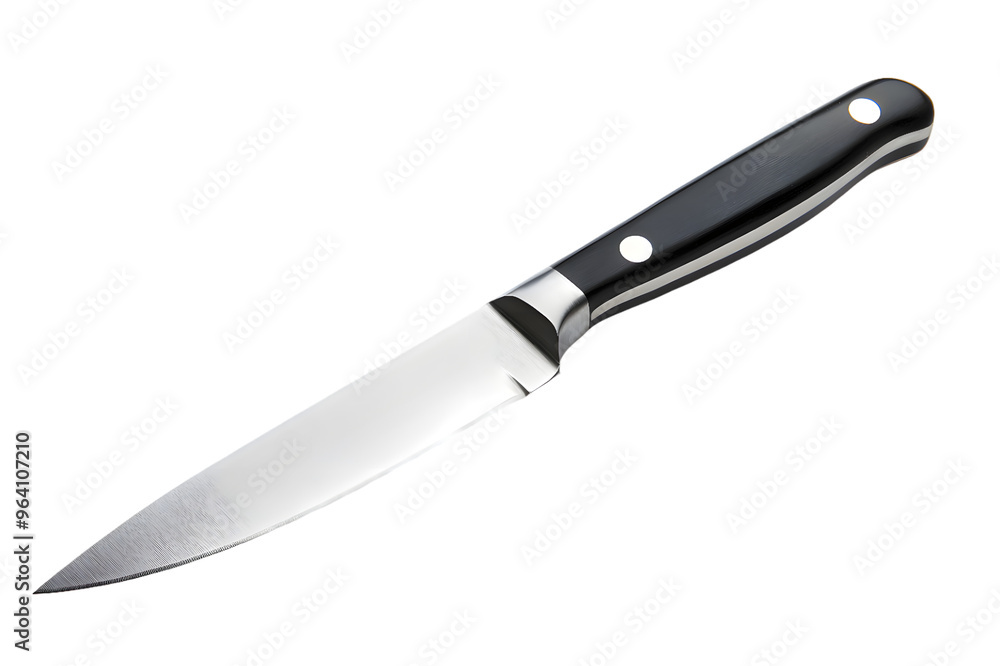 Sharp kitchen knife isolated on transparent background Sharp kitchen knife isolated on transparent background