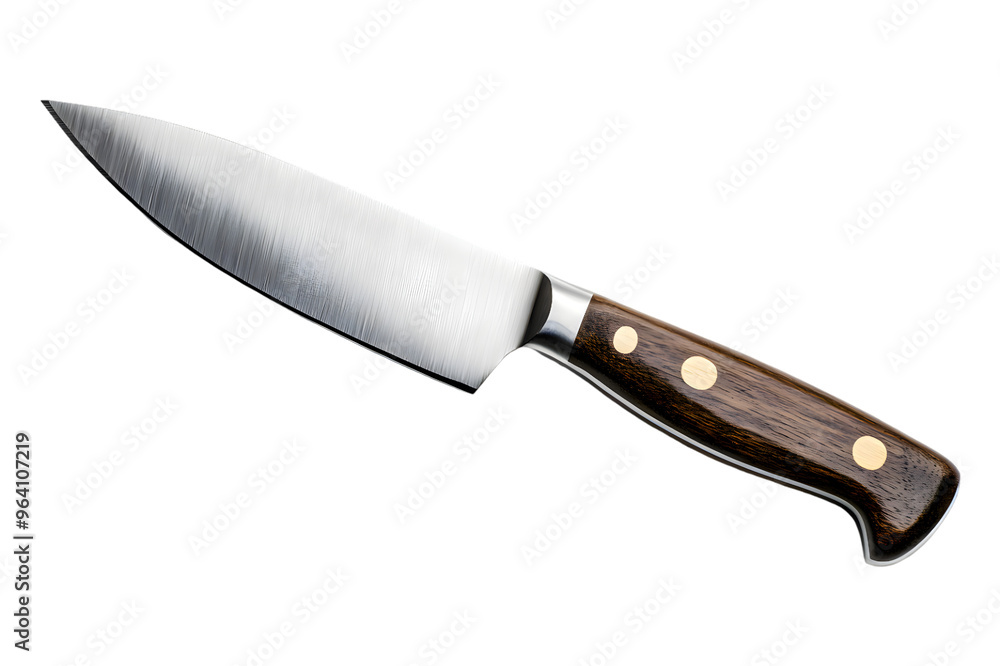 Sharp kitchen knife isolated on transparent background Sharp kitchen knife isolated on transparent background