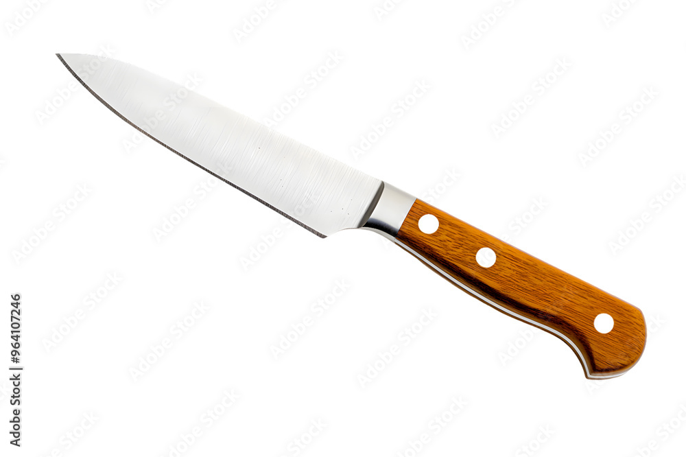 Sharp kitchen knife isolated on transparent background Sharp kitchen knife isolated on transparent background