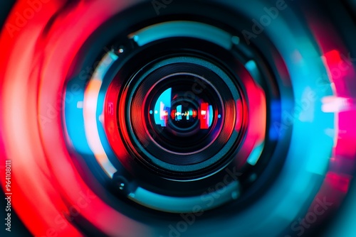 Exploring the Depths of a Colorful Camera Lens