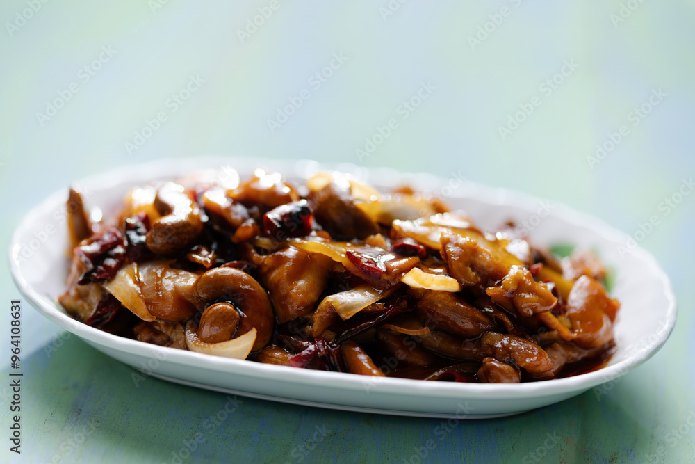 traditional chinese cuisine kung pao chicken