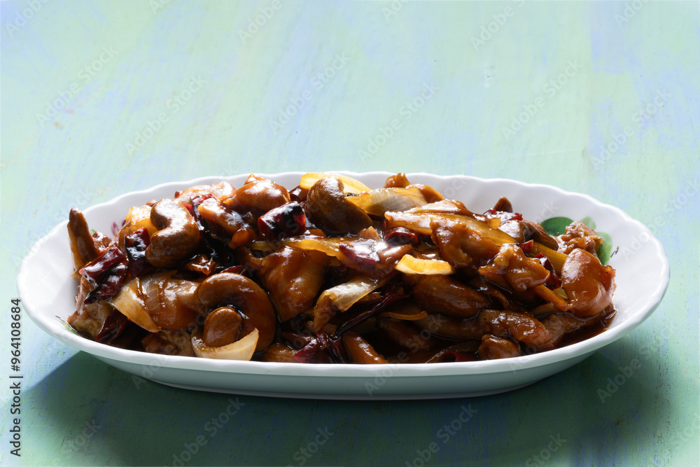 traditional chinese cuisine kung pao chicken