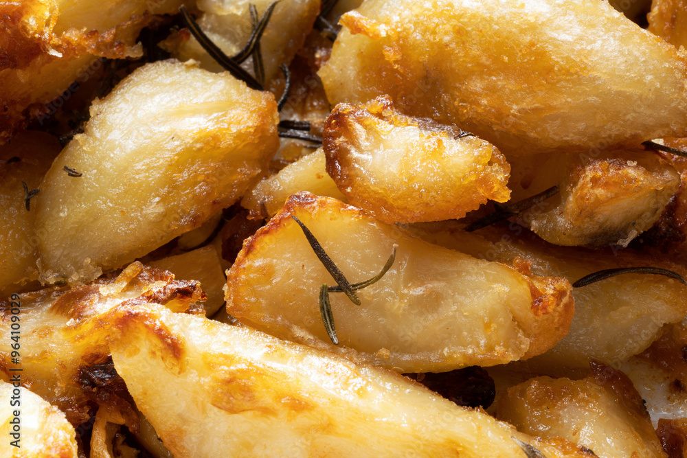 crispy roasted potato wedges