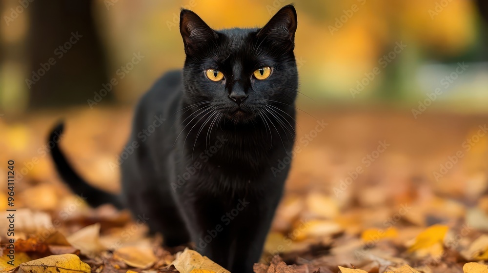Embark on a fall hike with black cats while studying in peaceful spaces Embark on a fall hike with black cats while studying in peaceful spaces