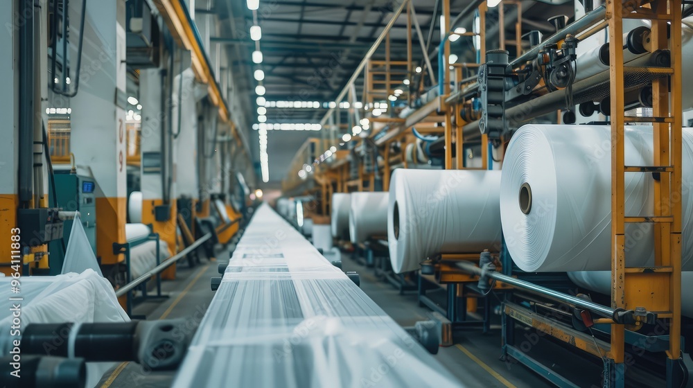 Modern Industrial Manufacturing Plant Interior Modern Industrial Manufacturing Plant Interior