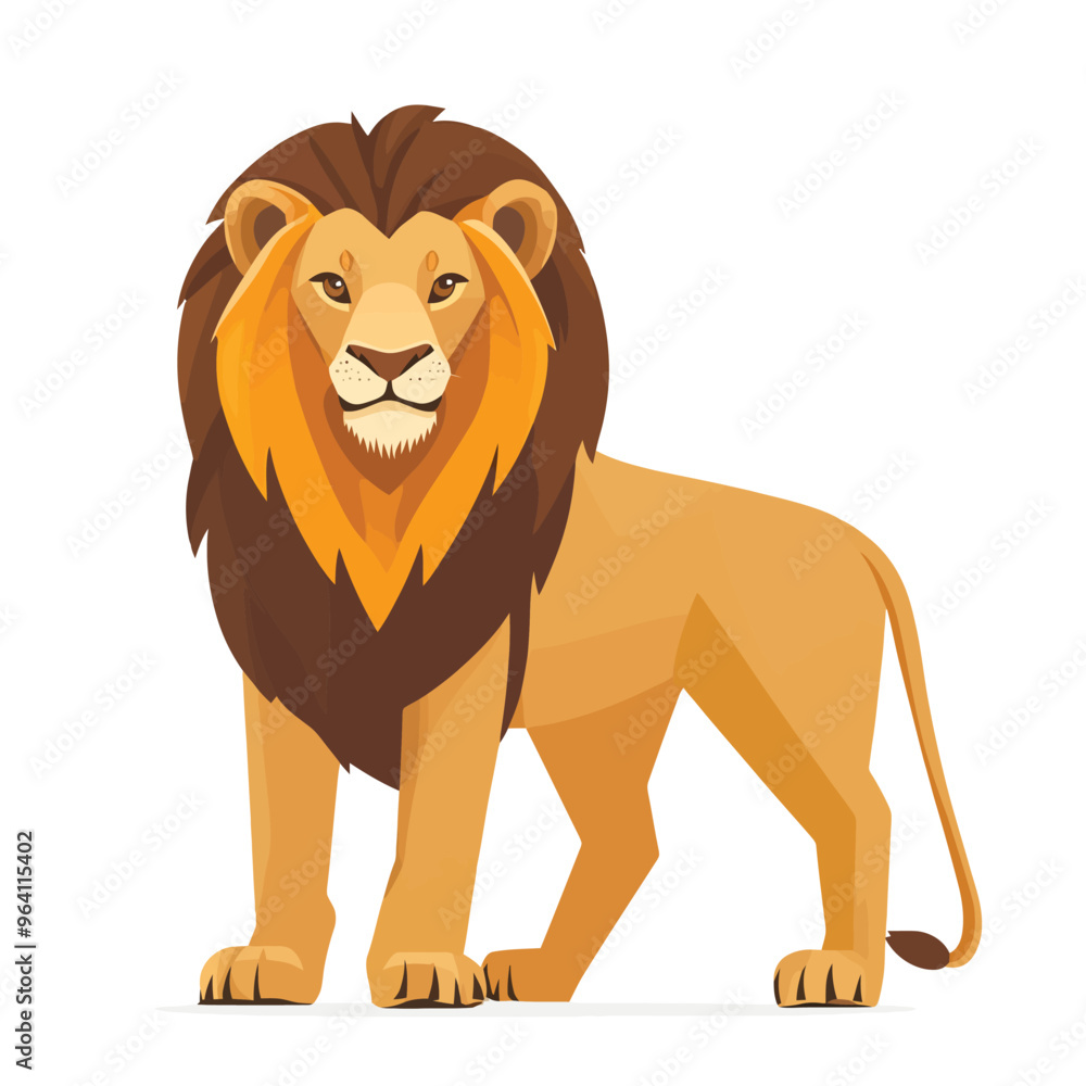 Lion vector isolated Lion vector isolated