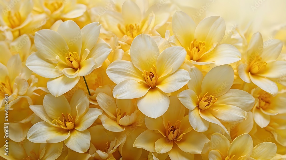 Fototapeta premium ] yellow color flower background
