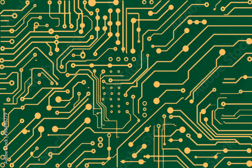 Complex circuit board pattern