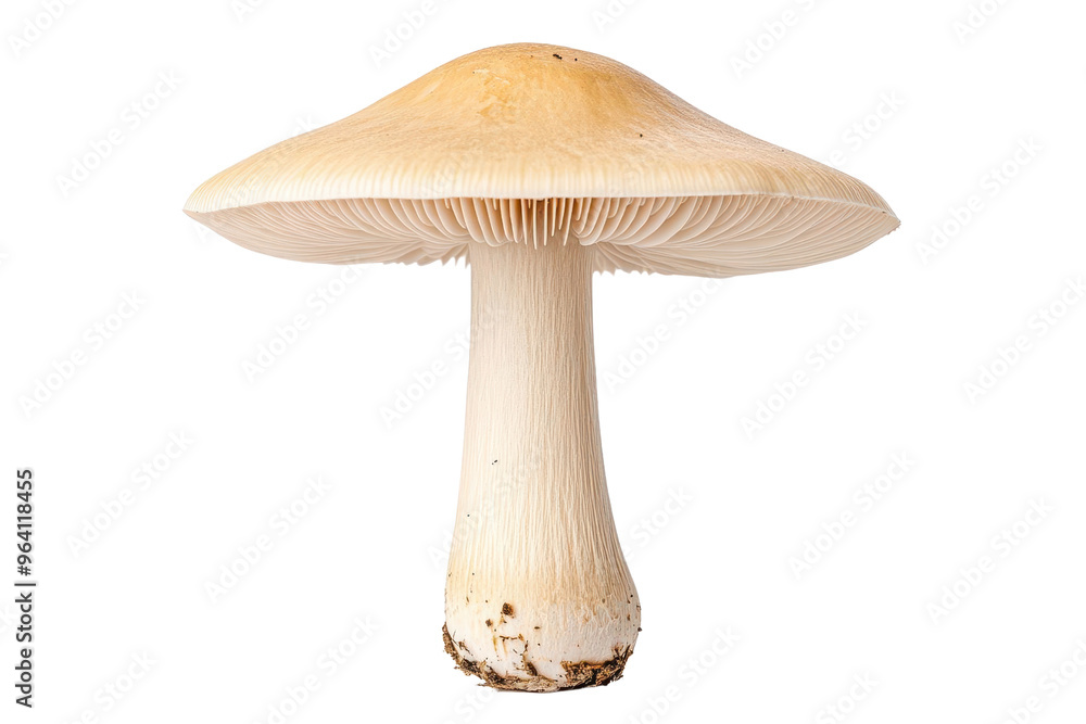 A vibrant, fresh mushroom showcasing its natural colors, perfect for culinary or nature-themed projects. A vibrant, fresh mushroom showcasing its natural colors, perfect for culinary or nature-themed projects.