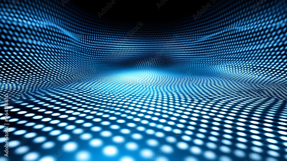 Abstract Blue Dot Pattern Background Technology Digital Network Data Futuristic Modern Design Abstract Blue Dot Pattern Background Technology Digital Network Data Futuristic Modern Design