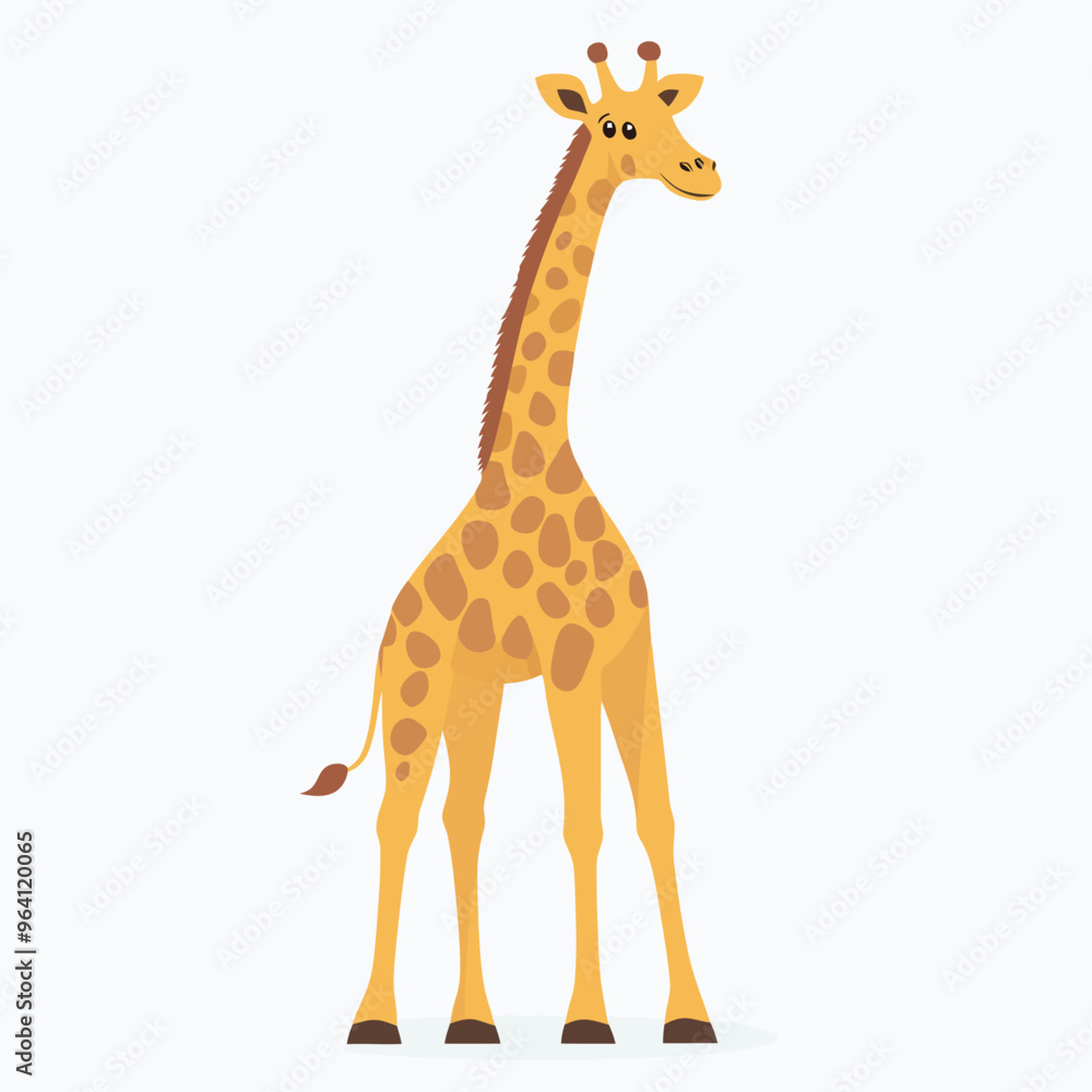 Giraffe vector isolated