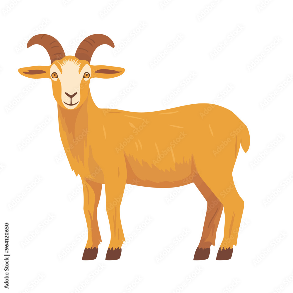 Goat vector isolated Goat vector isolated