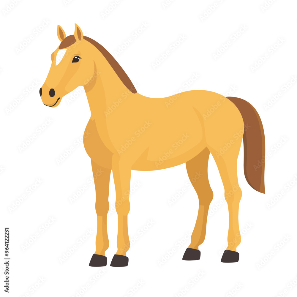 Obraz premium Horse Vector isolated
