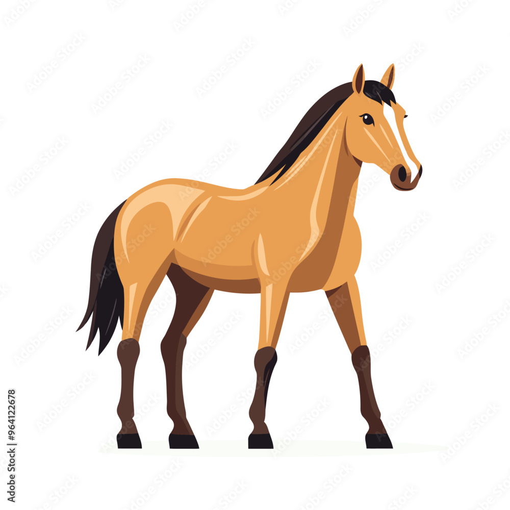 Obraz premium Horse Vector isolated