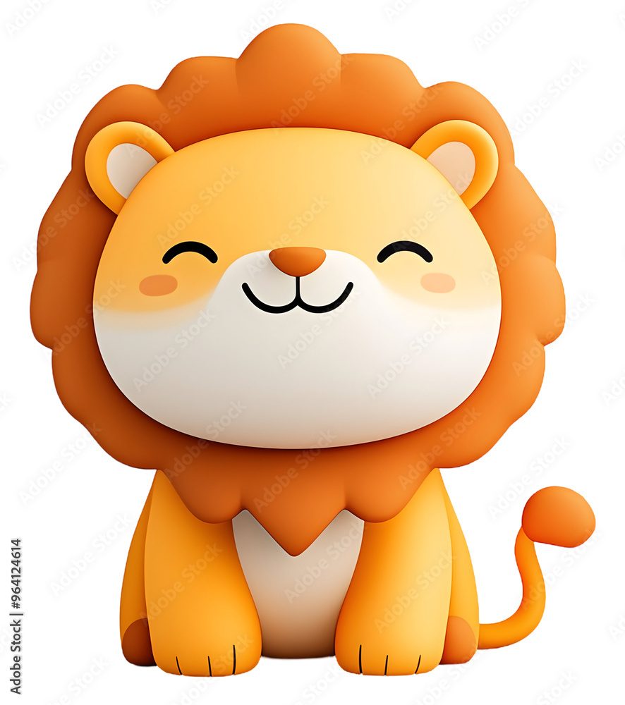 Cute 3D Lion Transparent Background Cutout Cute 3D Lion Transparent Background Cutout