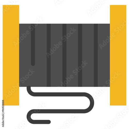 cables flat icon