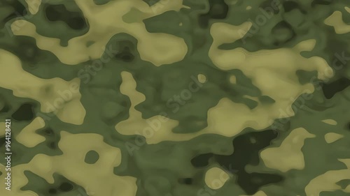 Green and brown camouflage pattern, abstract war