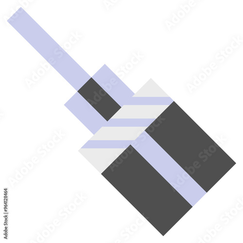 trailing cables flat icon