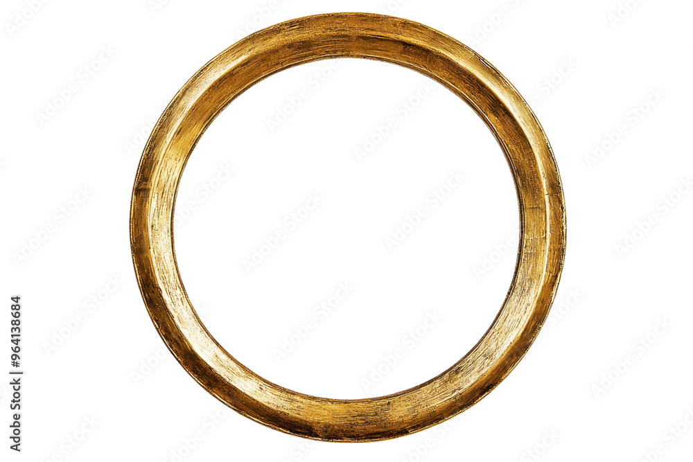 Gold circular frame isolated on transparent background. Elegant round design for decor or art projects, perfect for adding a vintage touch. Gold circular frame isolated on transparent background. Elegant round design for decor or art projects, perfect for adding a vintage touch.