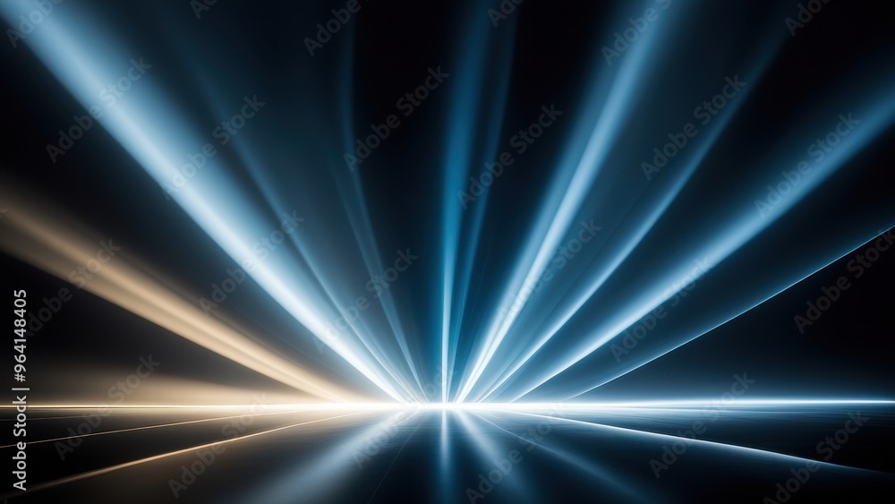 Abstract light rays emanating from a central point, creating a dynamic visual effect. Abstract light rays emanating from a central point, creating a dynamic visual effect.
