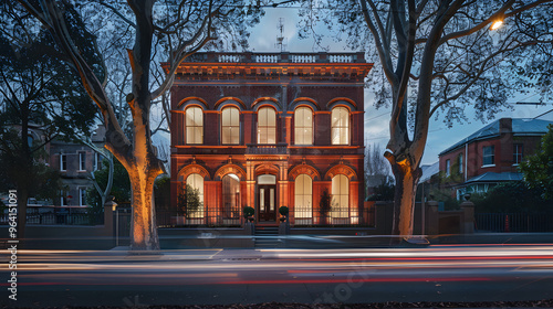 A renovated Victorian mansion retrofitted with state-of-the-art energy-efficient technology 