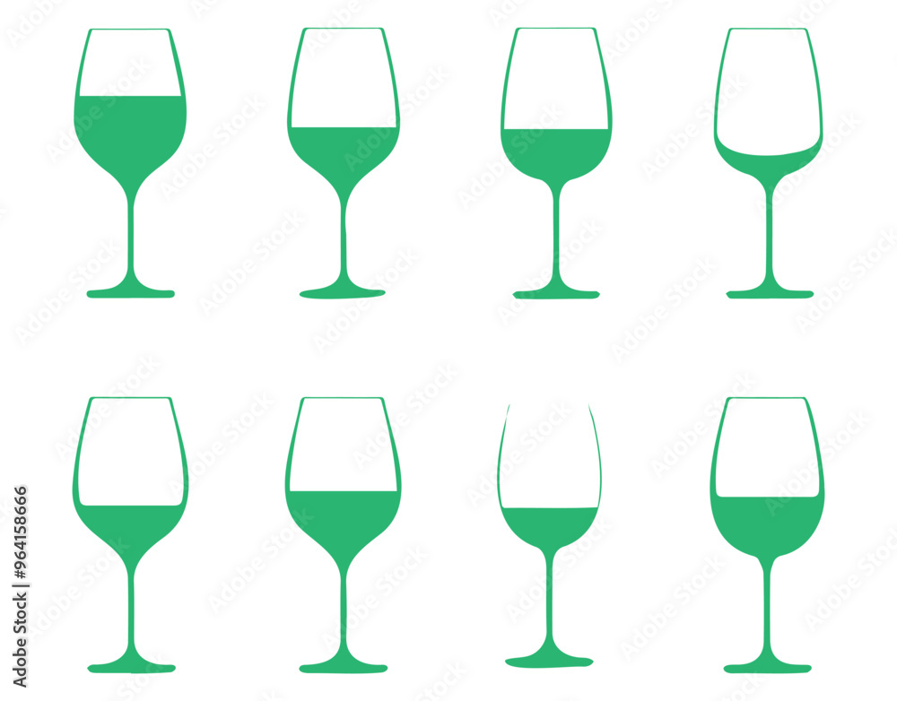 Wine glass icon. Wineglass icon. Wineglass vector icon Wine glass icon. Wineglass icon. Wineglass vector icon