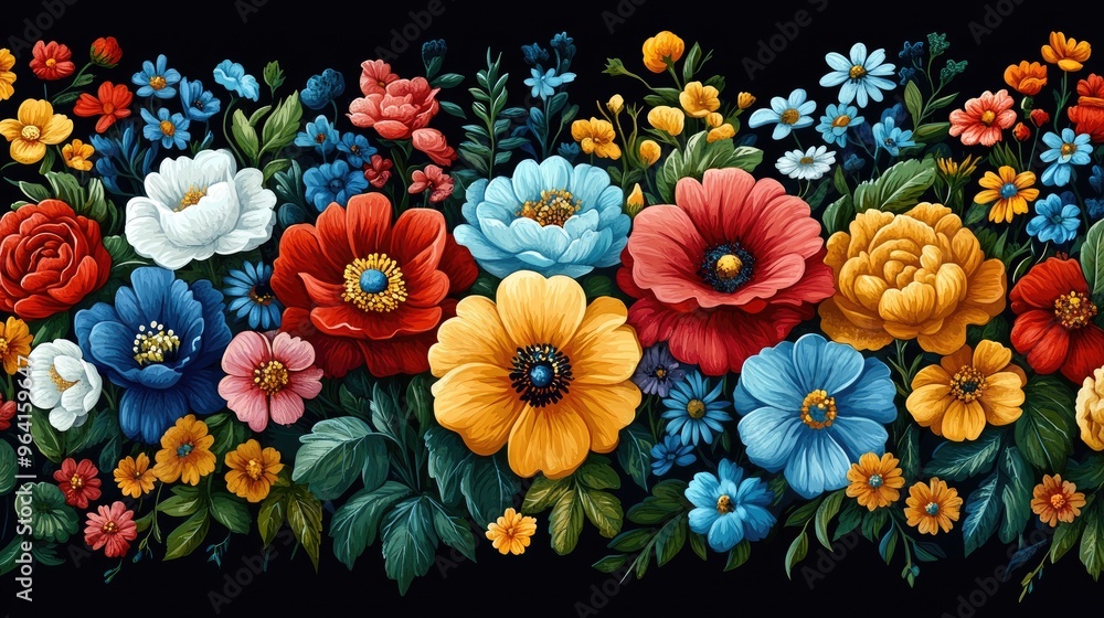 Vibrant Floral Arrangement Vibrant Floral Arrangement
