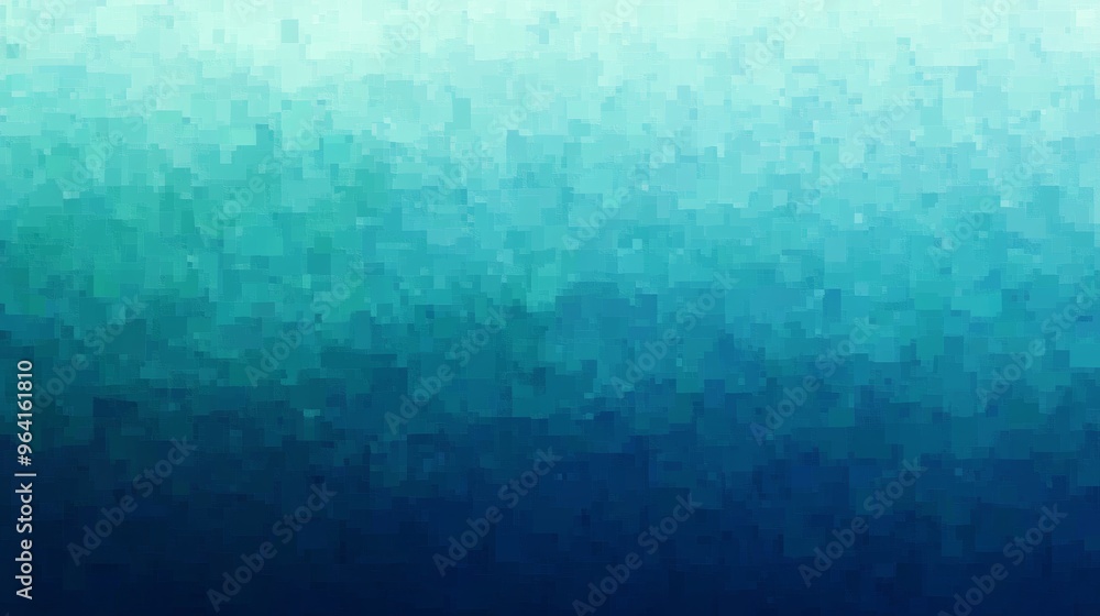 Deep Sea Green-Blue Pixel Gradient Background Deep Sea Green-Blue Pixel Gradient Background