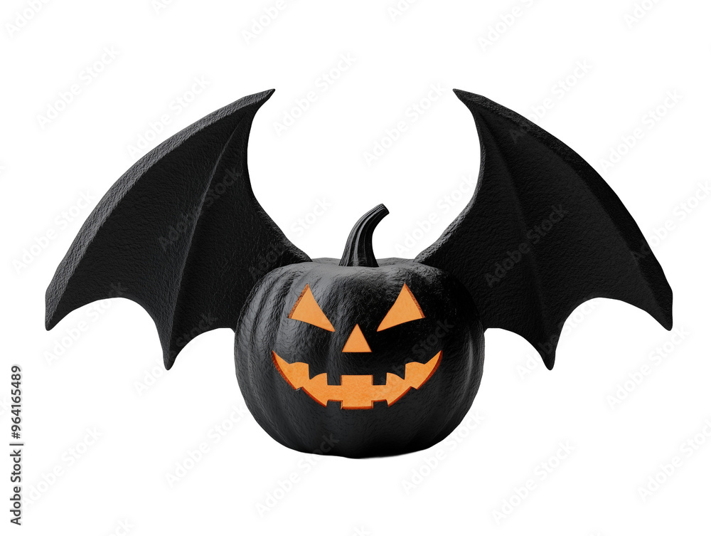 Whimsical winged jack-o-lantern perfect for Halloween decoration, capturing the spooky yet playful spirit of the autumn season. Whimsical winged jack-o-lantern perfect for Halloween decoration, capturing the spooky yet playful spirit of the autumn season.