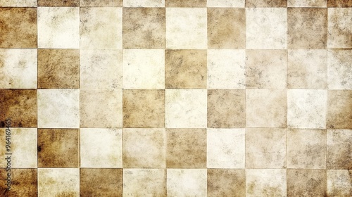 Checkerboard Pattern Texture with Aged and Worn Surface, texture, background, pattern